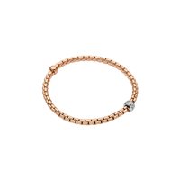 Bracciale Fope Eka in Oro rosa Diamante 0.19 Ct 73301BX_PB_R_XBX_00M - 73301BX_PB_R_XBX_00M
